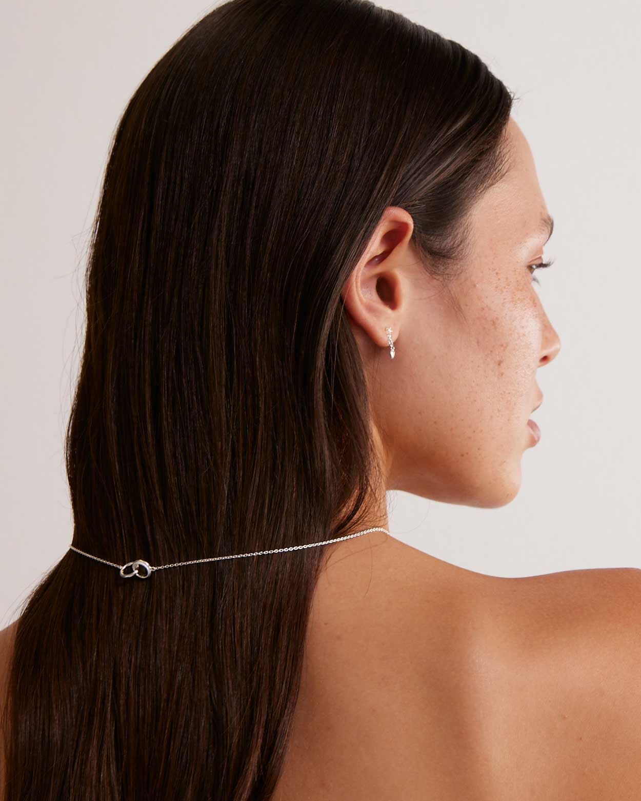 GRACE INFINITY NECKLACE (STERLING SILVER) - Image 3