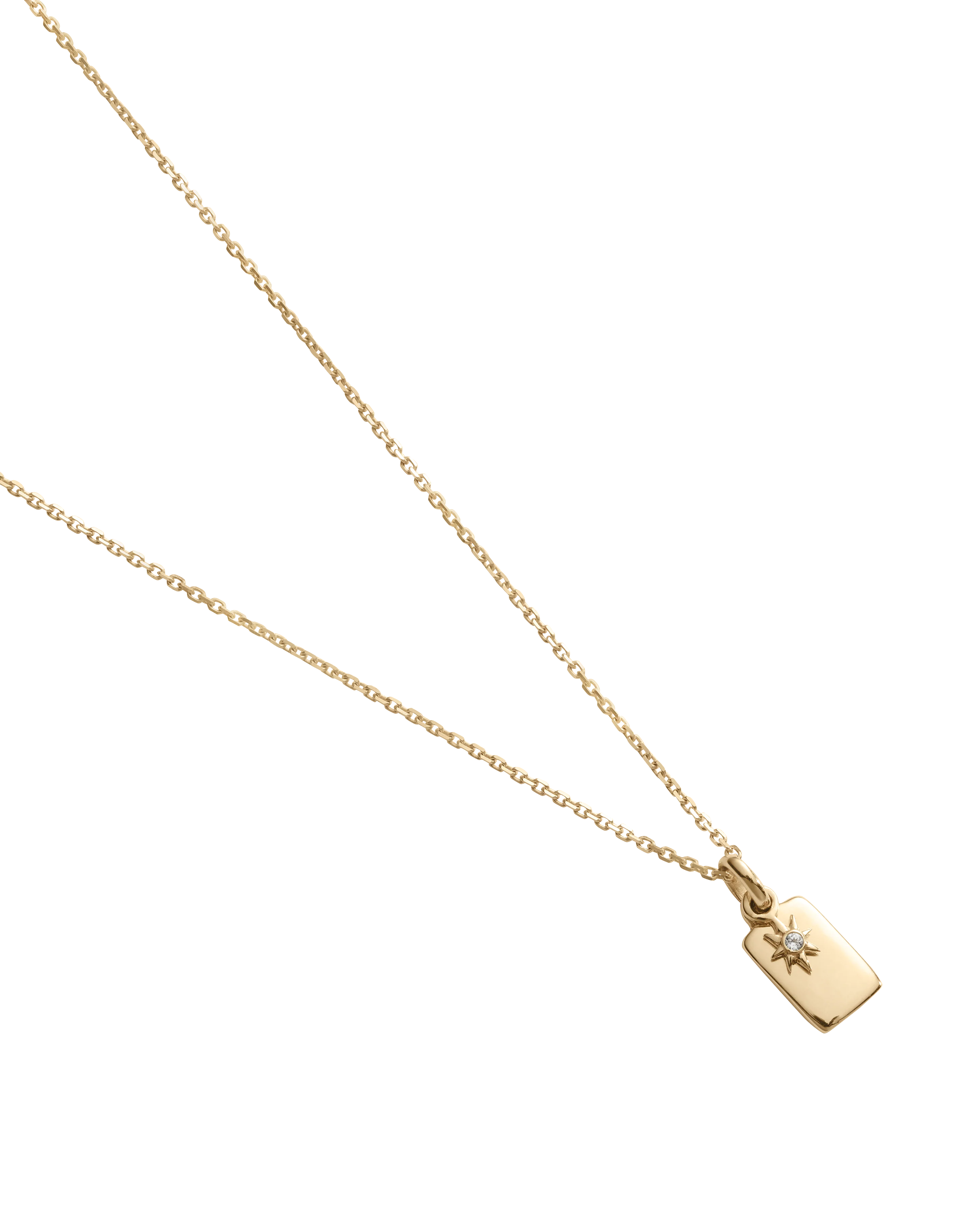 GUIDING STAR FINE NECKLACE (9K GOLD) - Image 4