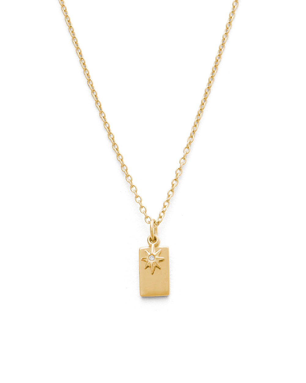 GUIDING STAR NECKLACE (18K GOLD VERMEIL)