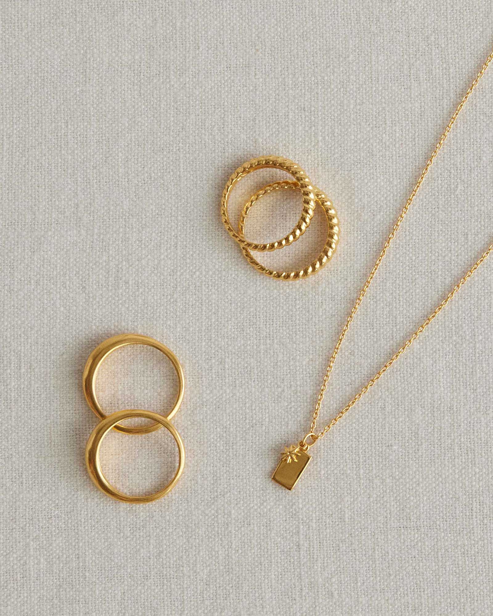 GUIDING STAR NECKLACE (18K GOLD VERMEIL) - Image 4