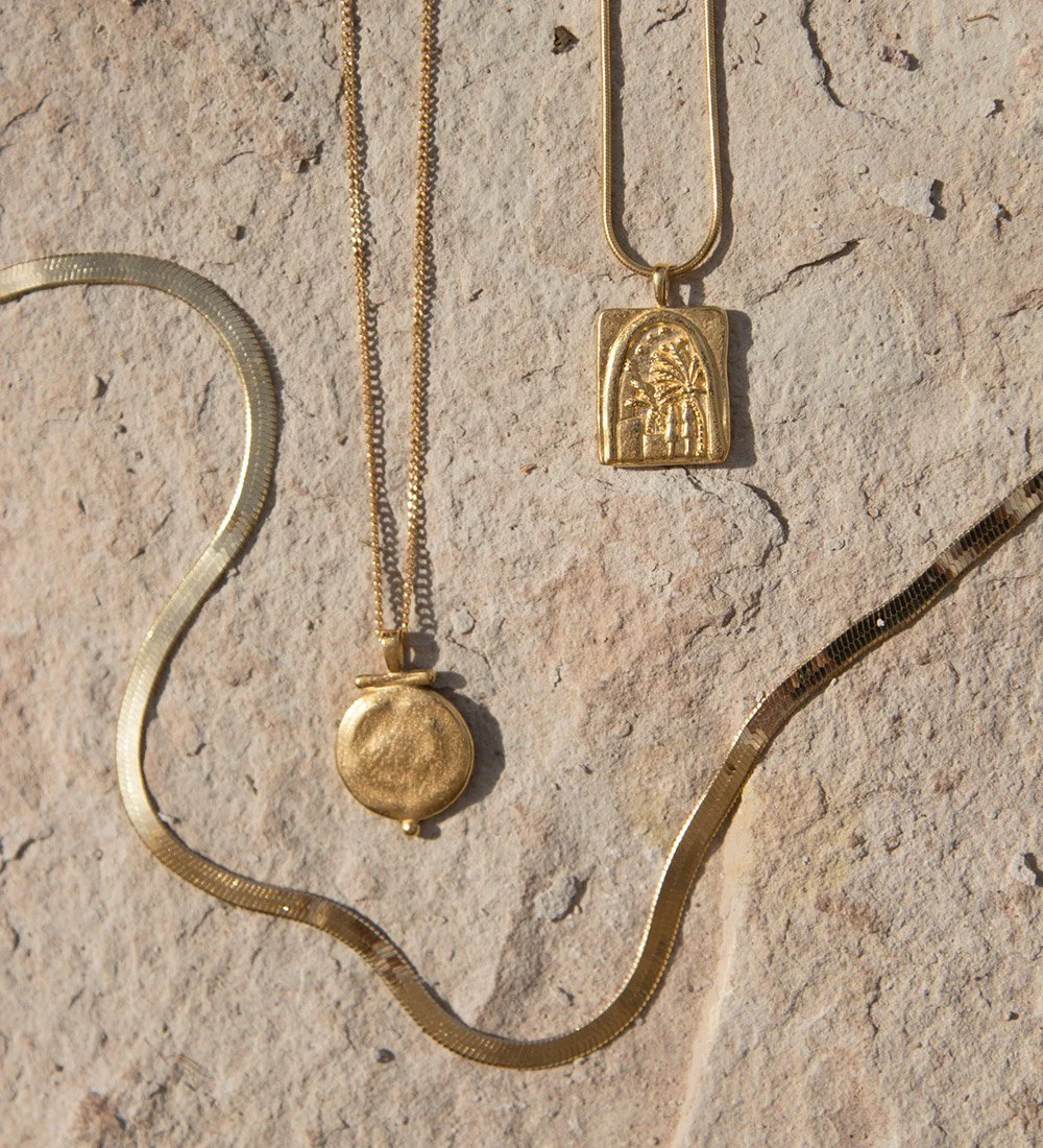 HERRINGBONE CHAIN (18K GOLD VERMEIL) - Image 6