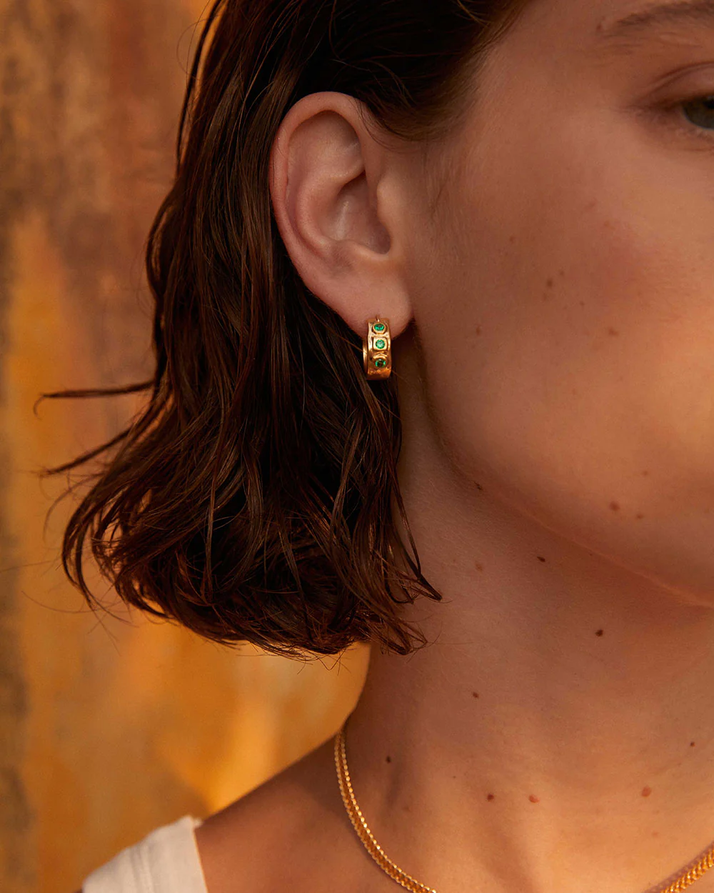 IL MARE HOOPS (18K GOLD PLATED) - Image 2