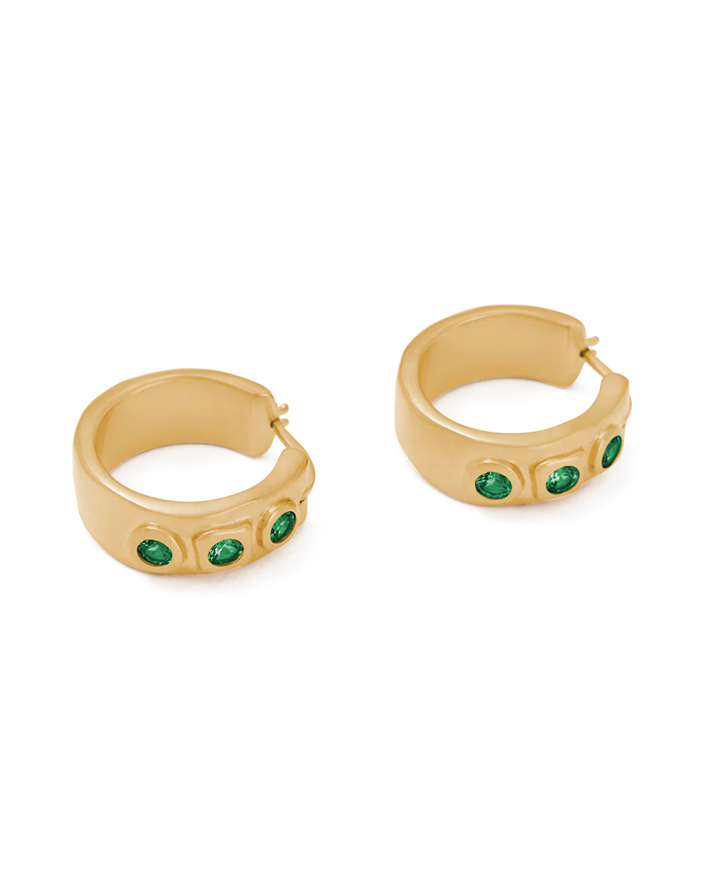 IL MARE HOOPS (18K GOLD PLATED) - Image 4