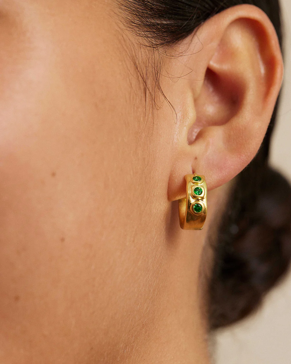 IL MARE HOOPS (18K GOLD PLATED) - Image 6