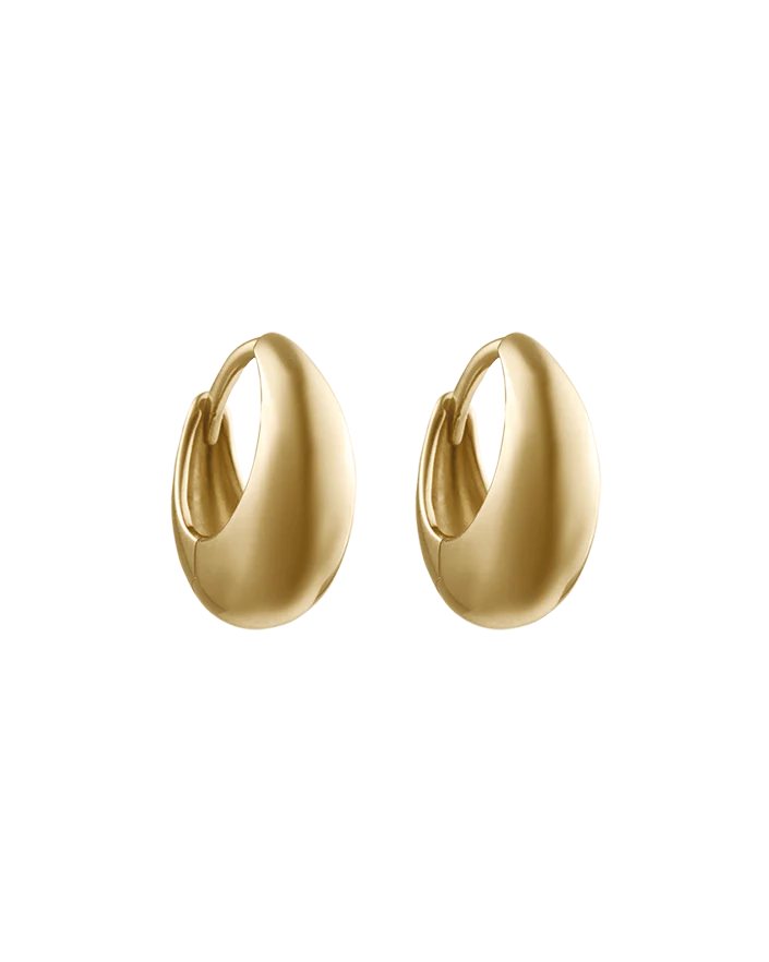 INDIGO HOOPS SMALL (18K GOLD PLATED)