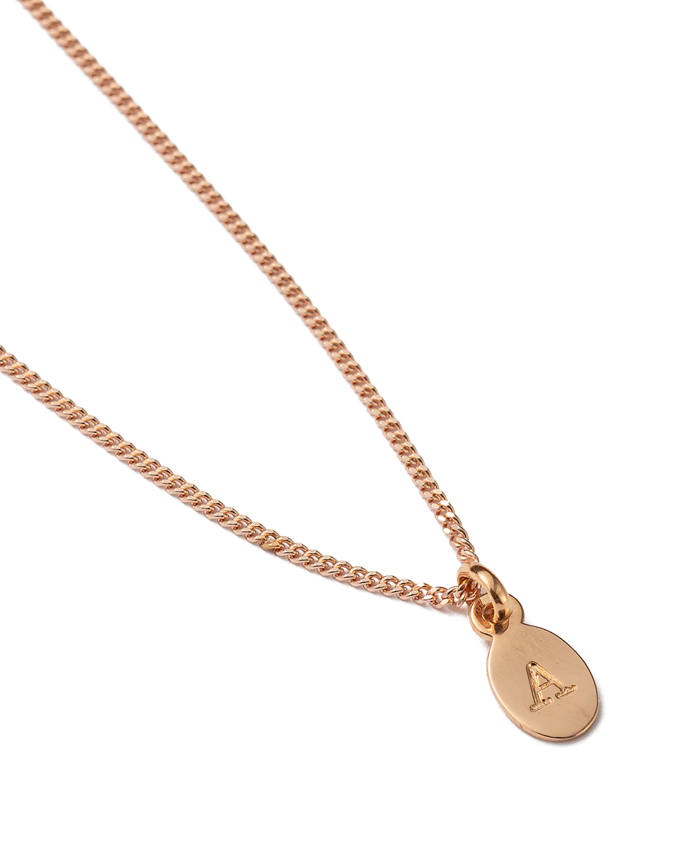 INITIAL BRACELET A-Z (18K ROSE GOLD VERMEIL) - Image 4