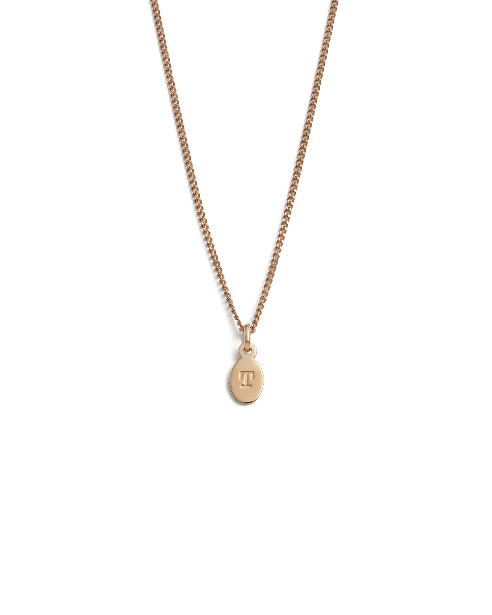 INITIAL NECKLACE A-Z (18K ROSE GOLD VERMEIL) - Image 25