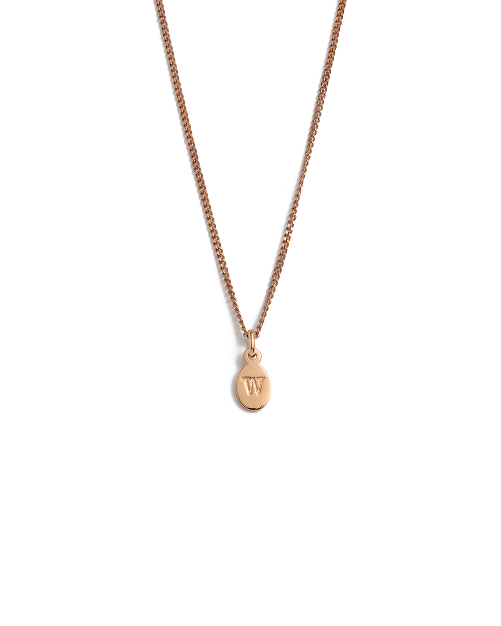 INITIAL NECKLACE A-Z (18K ROSE GOLD VERMEIL) - Image 28