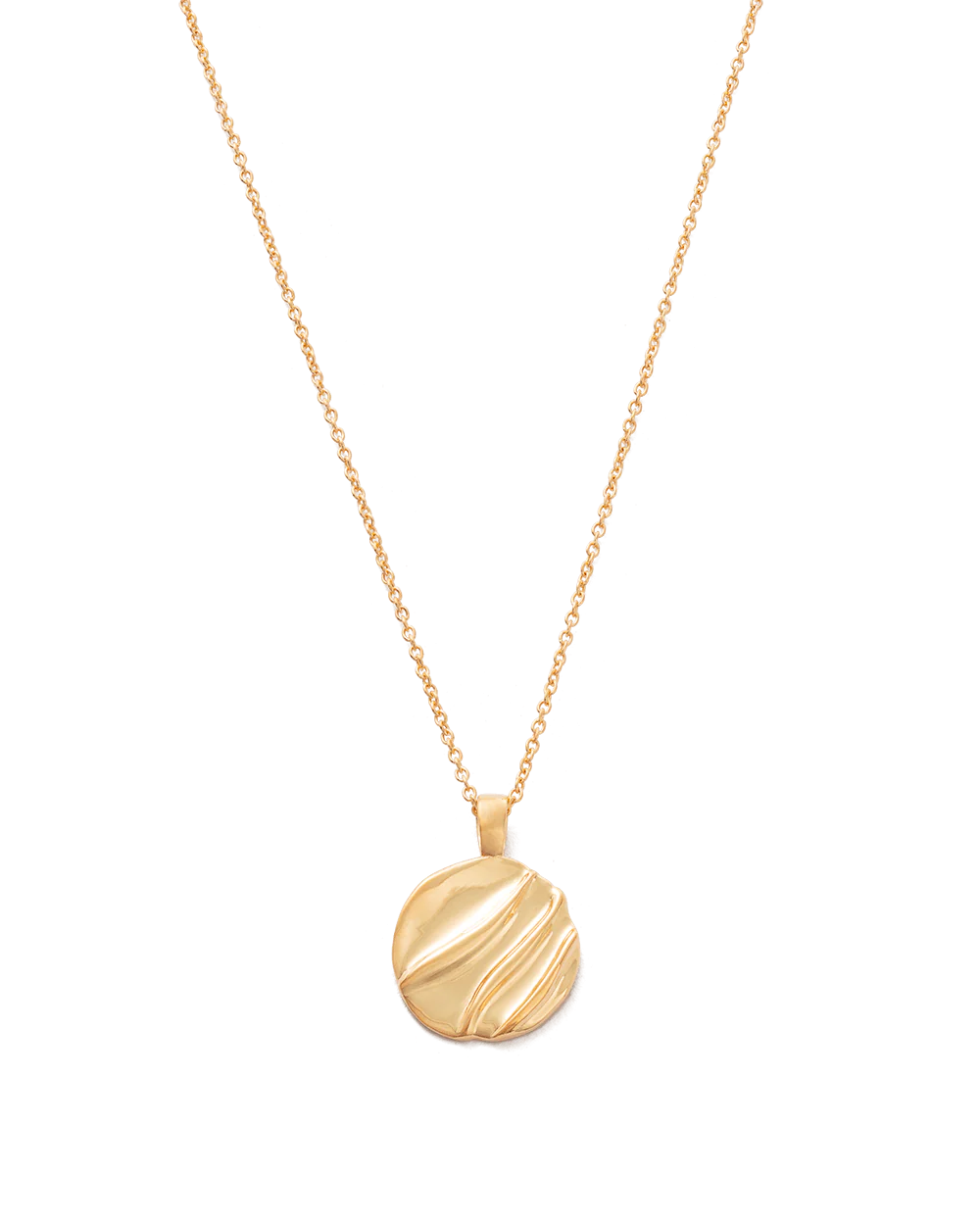 INTERTWINE CIRCLE NECKLACE (18K GOLD VERMEIL)