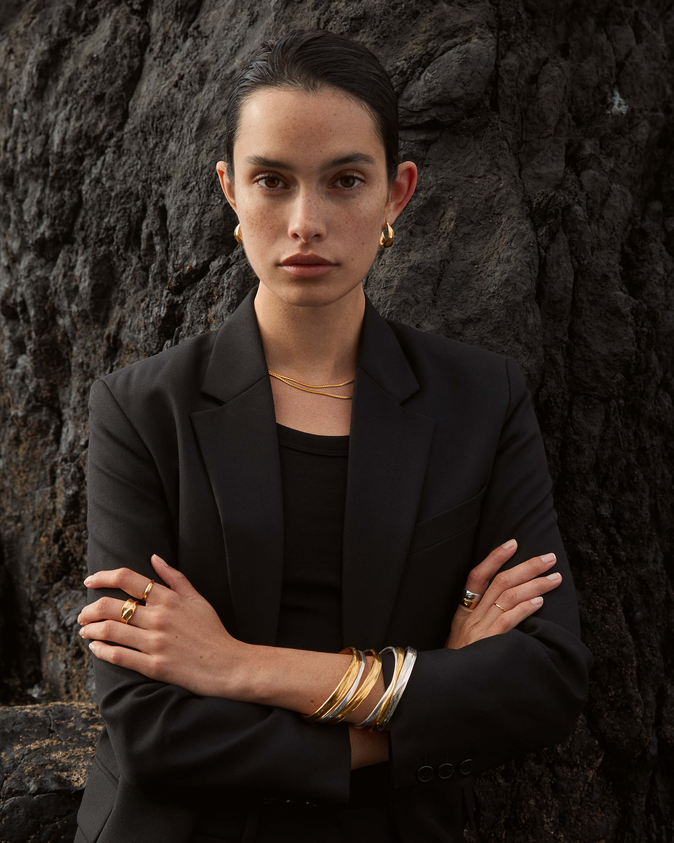 INTERTWINE HOOPS (18K GOLD PLATED) - Image 6