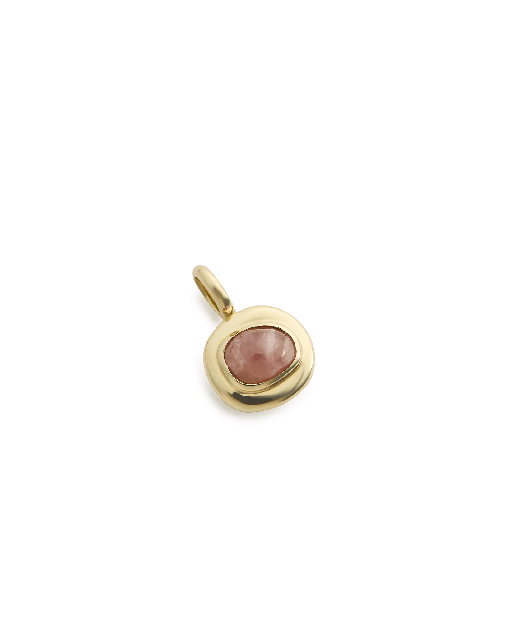 INTO THE FLOW RHODOCHROSITE CHARM (9K GOLD) - Image 4