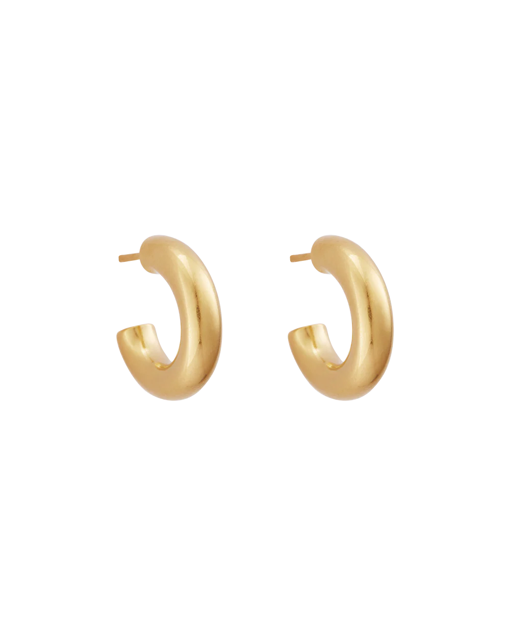 JARDIN HOOPS MEDIUM (18K GOLD PLATED)
