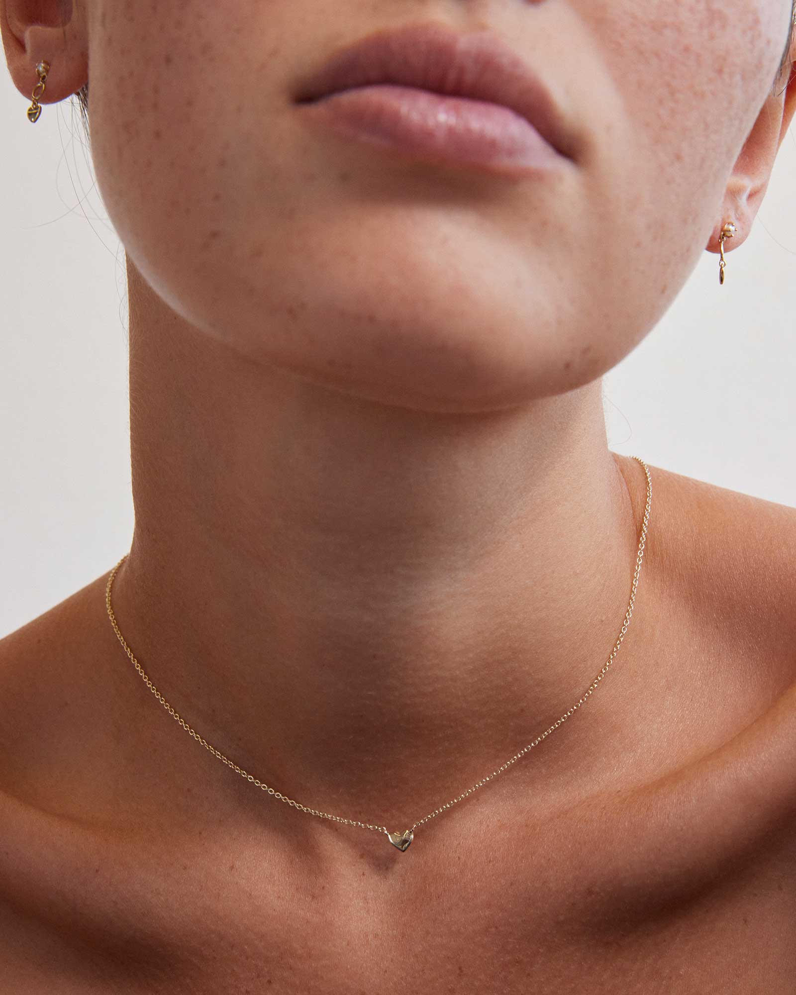 L'AMOUR HEART NECKLACE (9K GOLD) - Image 2