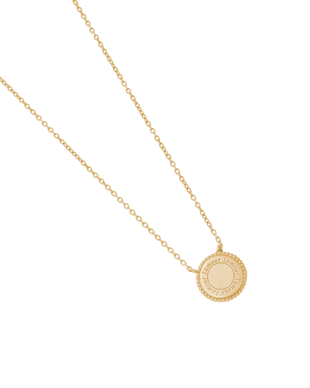 L'AMOUR NECKLACE (18K GOLD VERMEIL) - Image 4