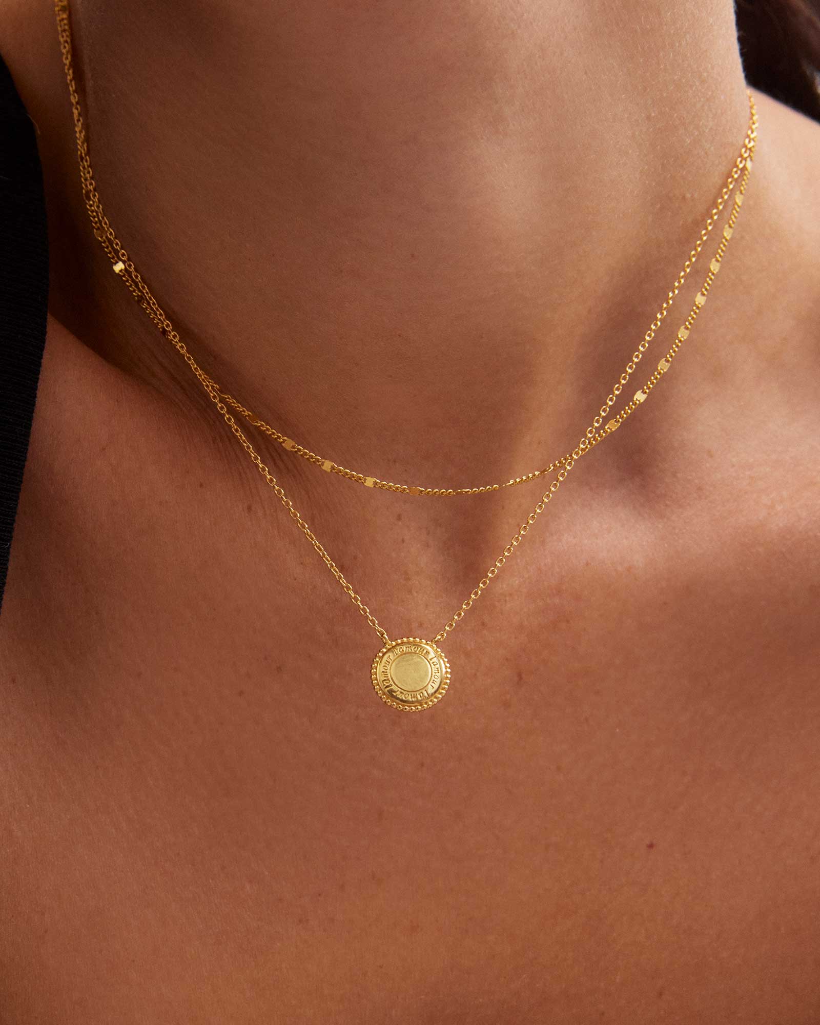 L'AMOUR NECKLACE (18K GOLD VERMEIL) - Image 6