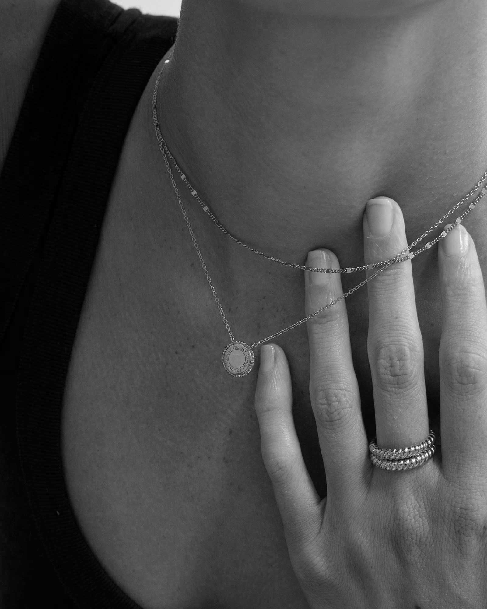 L'AMOUR NECKLACE (STERLING SILVER) - Image 5