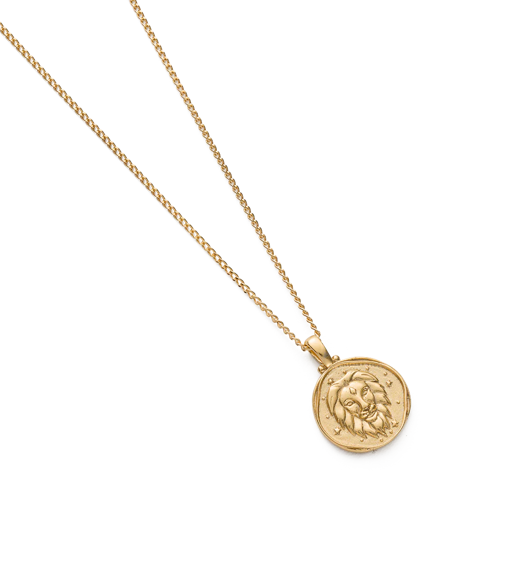 LEO ZODIAC NECKLACE (18K GOLD VERMEIL) - Image 4
