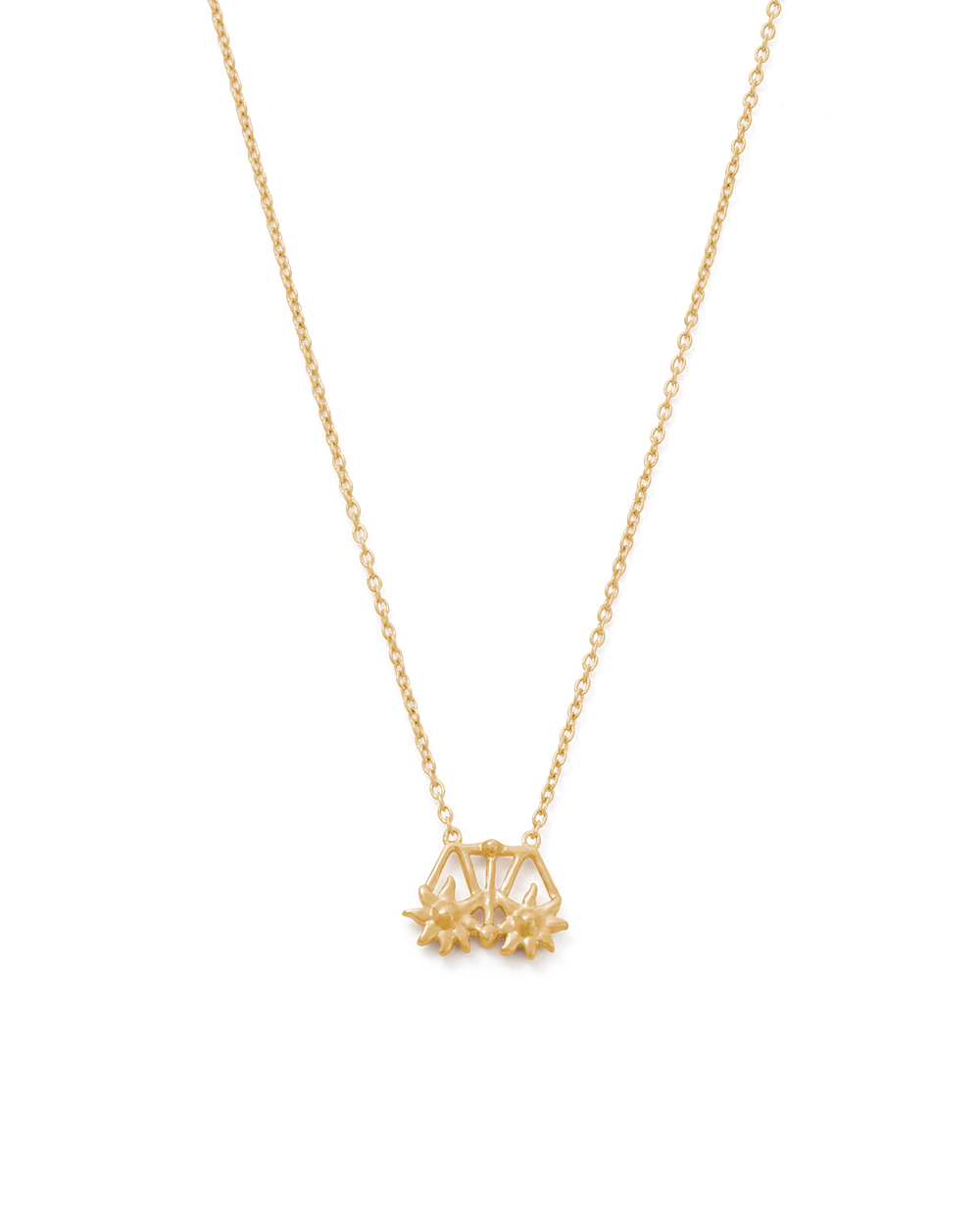 LIBRA STAR SIGN NECKLACE (18K GOLD VERMEIL)