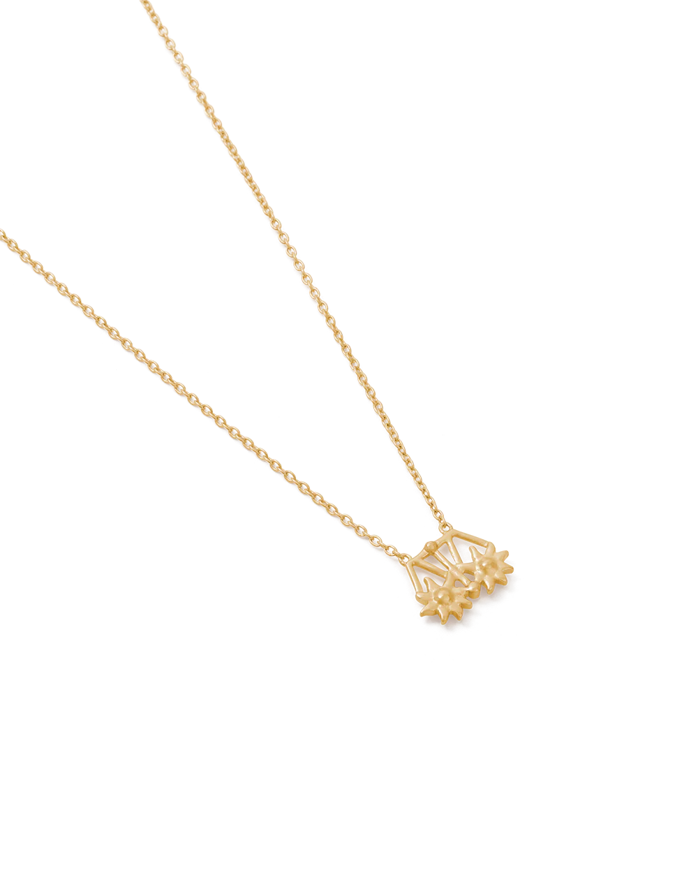 LIBRA STAR SIGN NECKLACE (18K GOLD VERMEIL) - Image 4