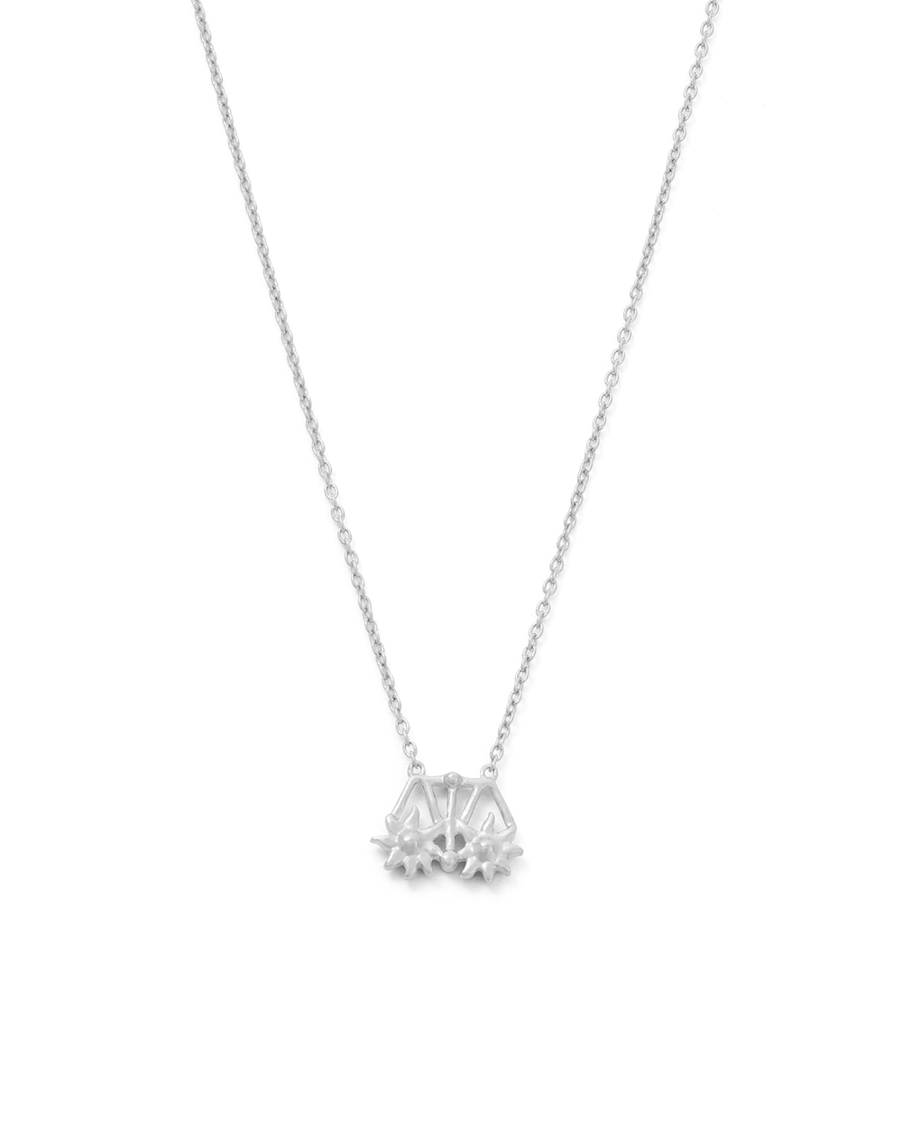 LIBRA STAR SIGN NECKLACE (STERLING SILVER)