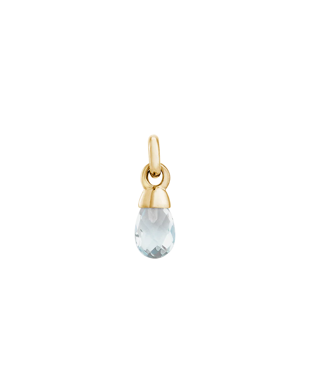 LIGHT BLUE TOPAZ GEMSTONE (18K GOLD VERMEIL)