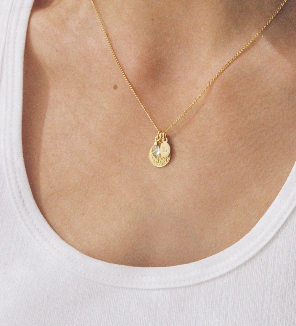 LIGHT BLUE TOPAZ GEMSTONE (18K GOLD VERMEIL) - Image 3