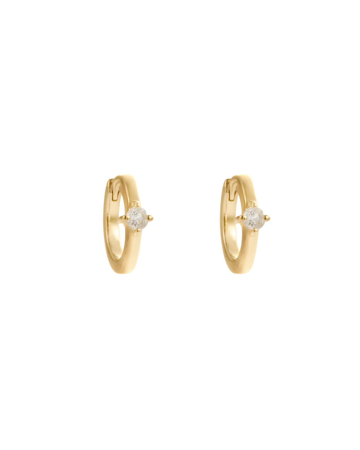 LUMEN HUGGIES (18K GOLD PLATED)