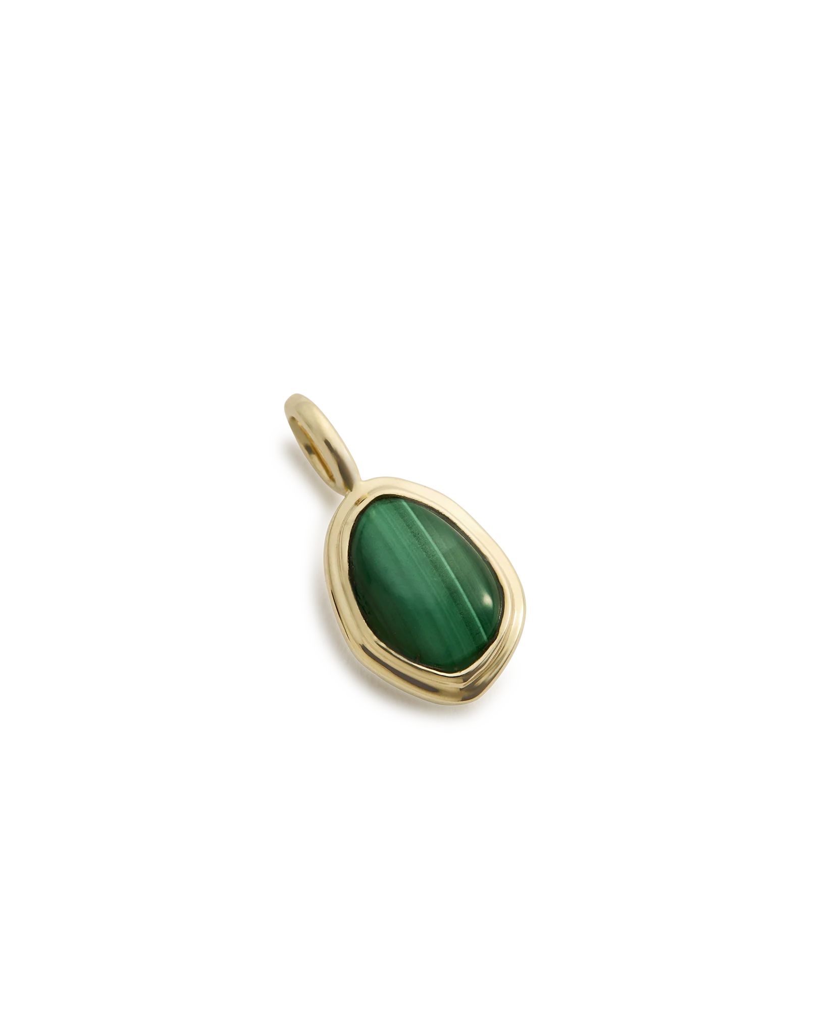 LUMINOUS MALACHITE CHARM (9K GOLD) - Image 4