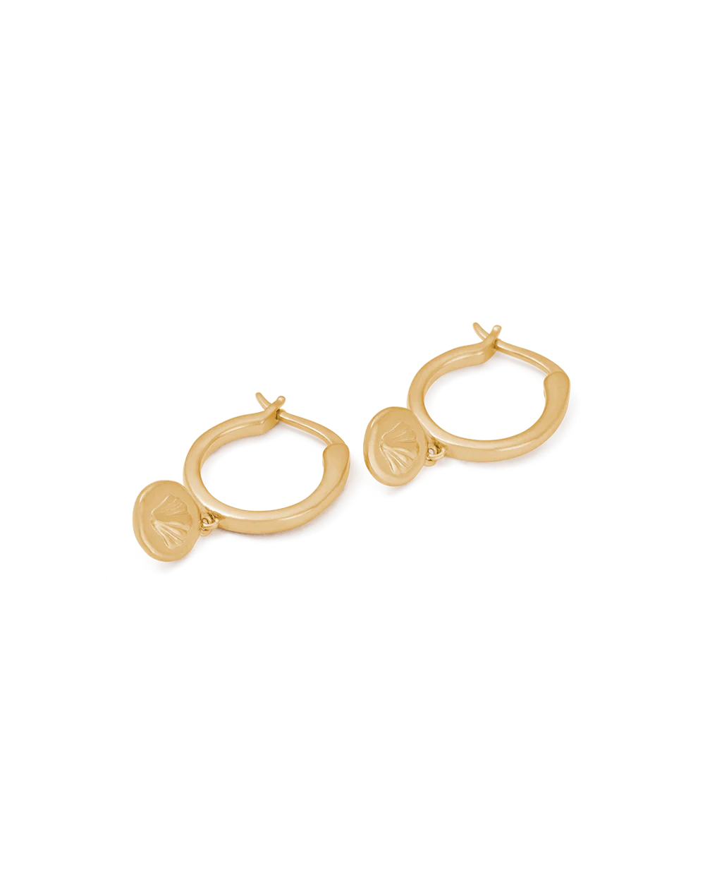 MEMOIR HOOPS (18K GOLD PLATED) - Image 7