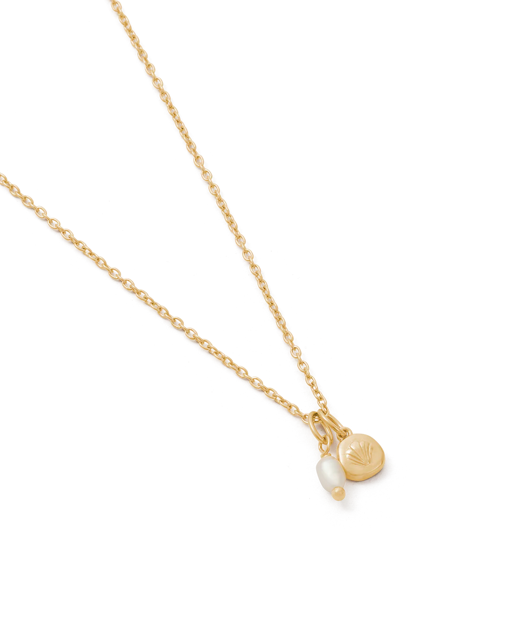 MEMOIR PEARL NECKLACE (18K GOLD VERMEIL) - Image 4
