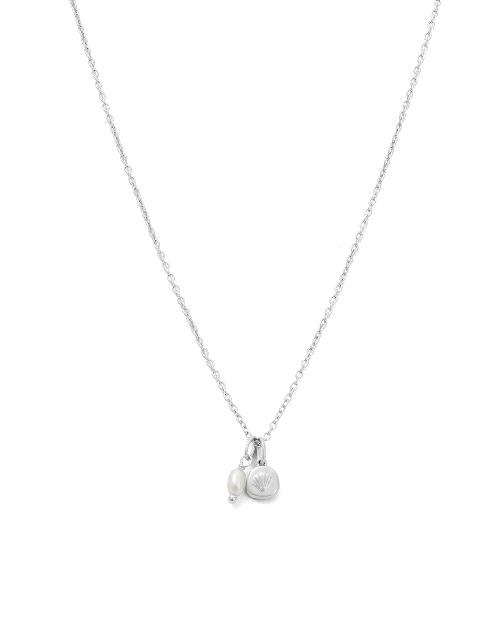 MEMOIR PEARL NECKLACE (STERLING SILVER)