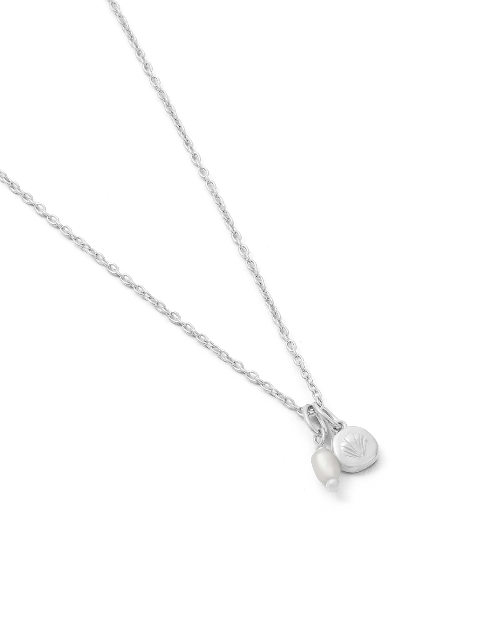 MEMOIR PEARL NECKLACE (STERLING SILVER) - Image 4