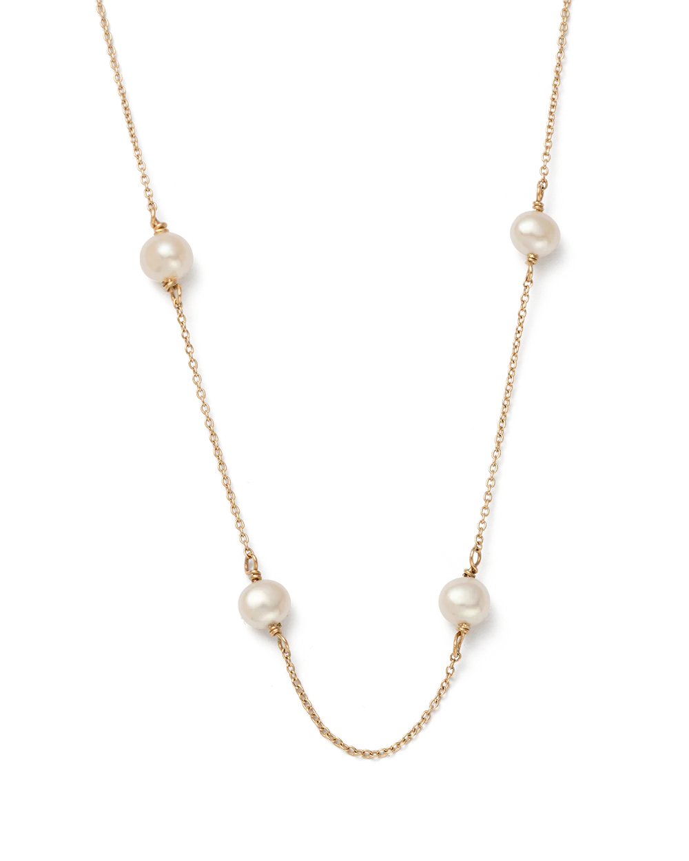 MOON TIDE PEARL NECKLACE (9K GOLD)