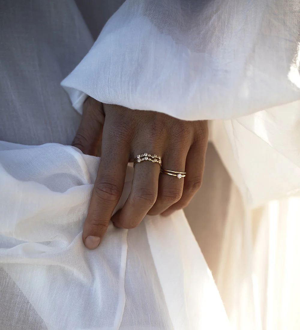 MOON TIDE PEARL RING (9K GOLD) - Image 3