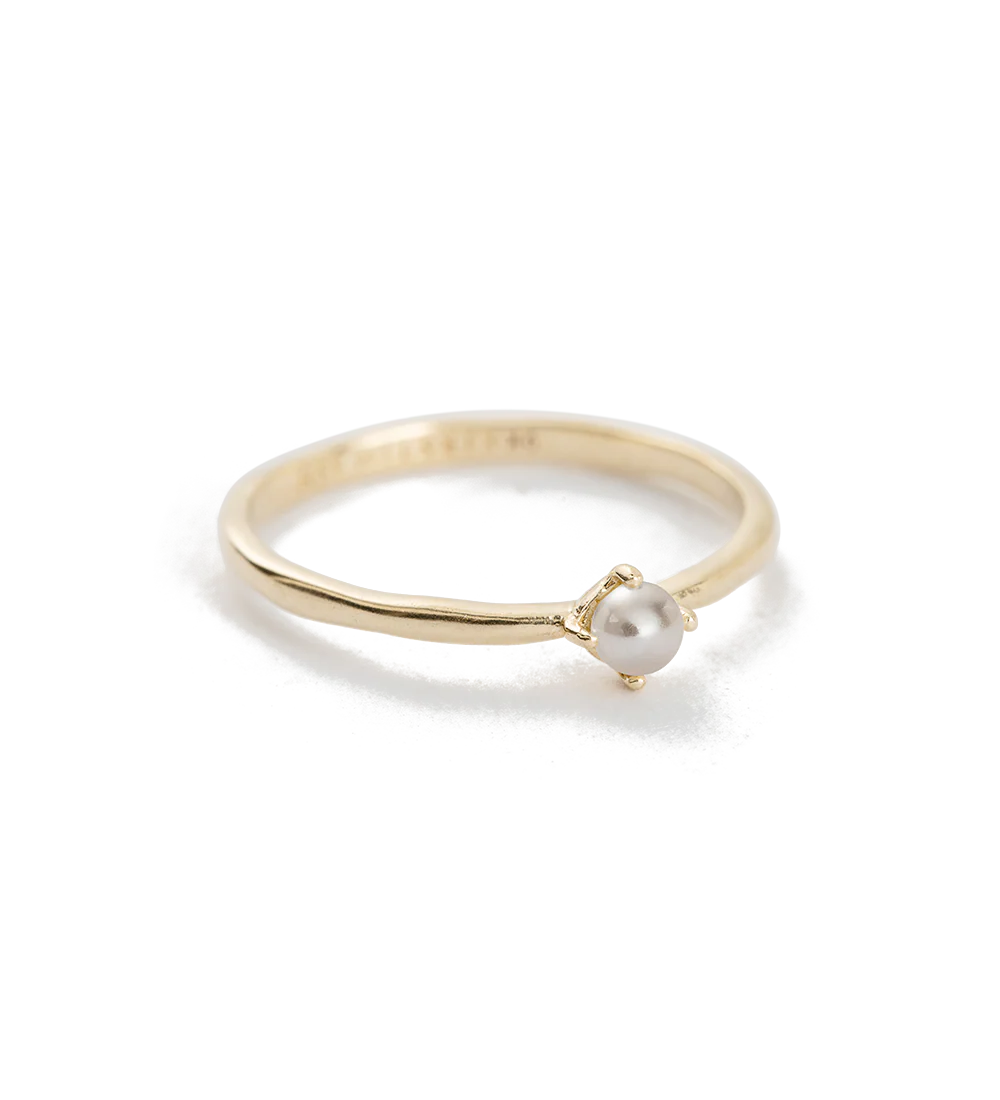 MOON TIDE PEARL RING (9K GOLD) - Image 4