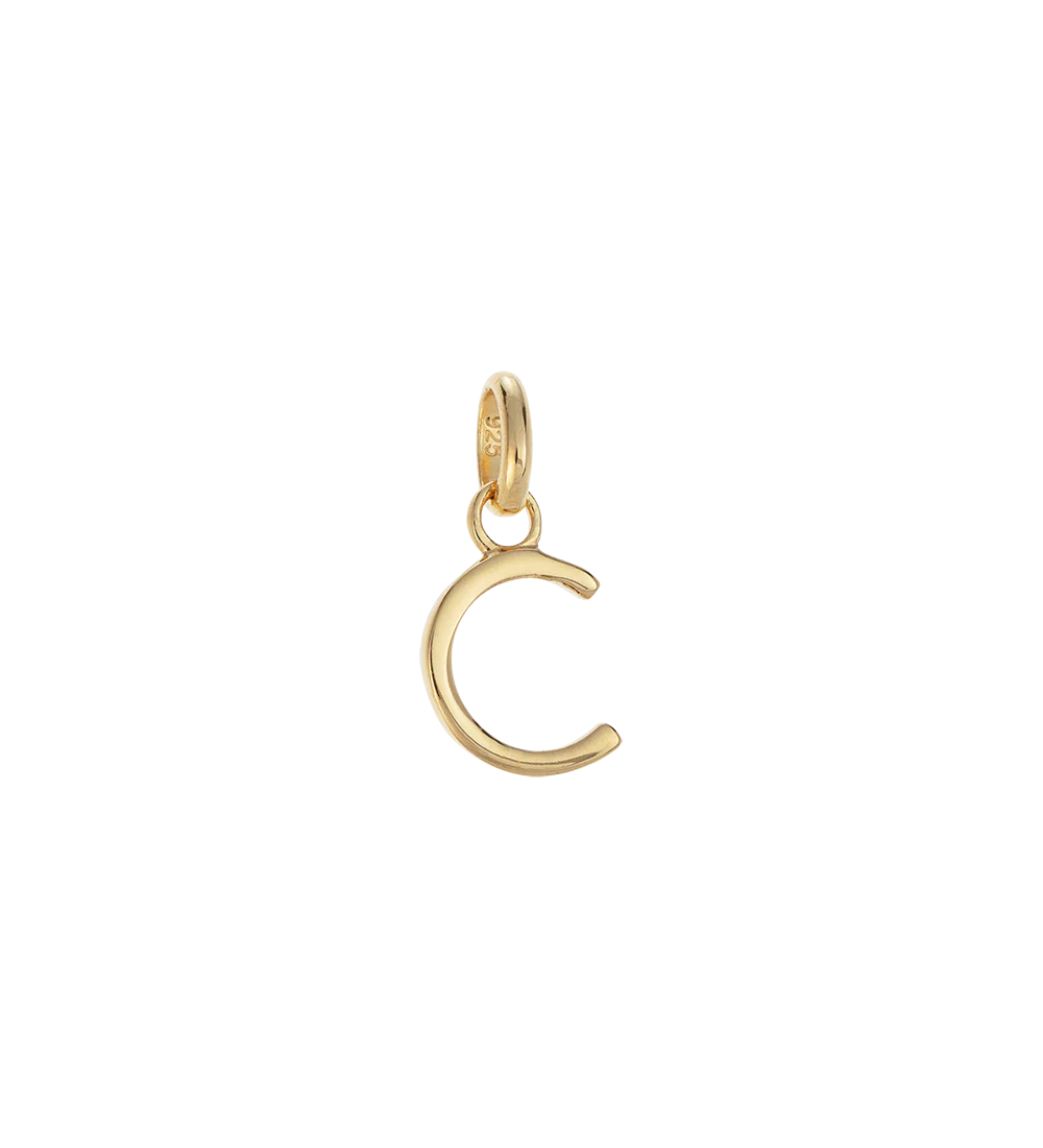 OUTLINE INITIAL A-Z (18K GOLD VERMEIL) - Image 10