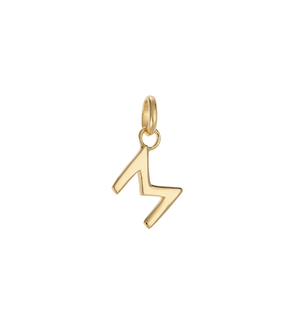 OUTLINE INITIAL A-Z (18K GOLD VERMEIL) - Image 20
