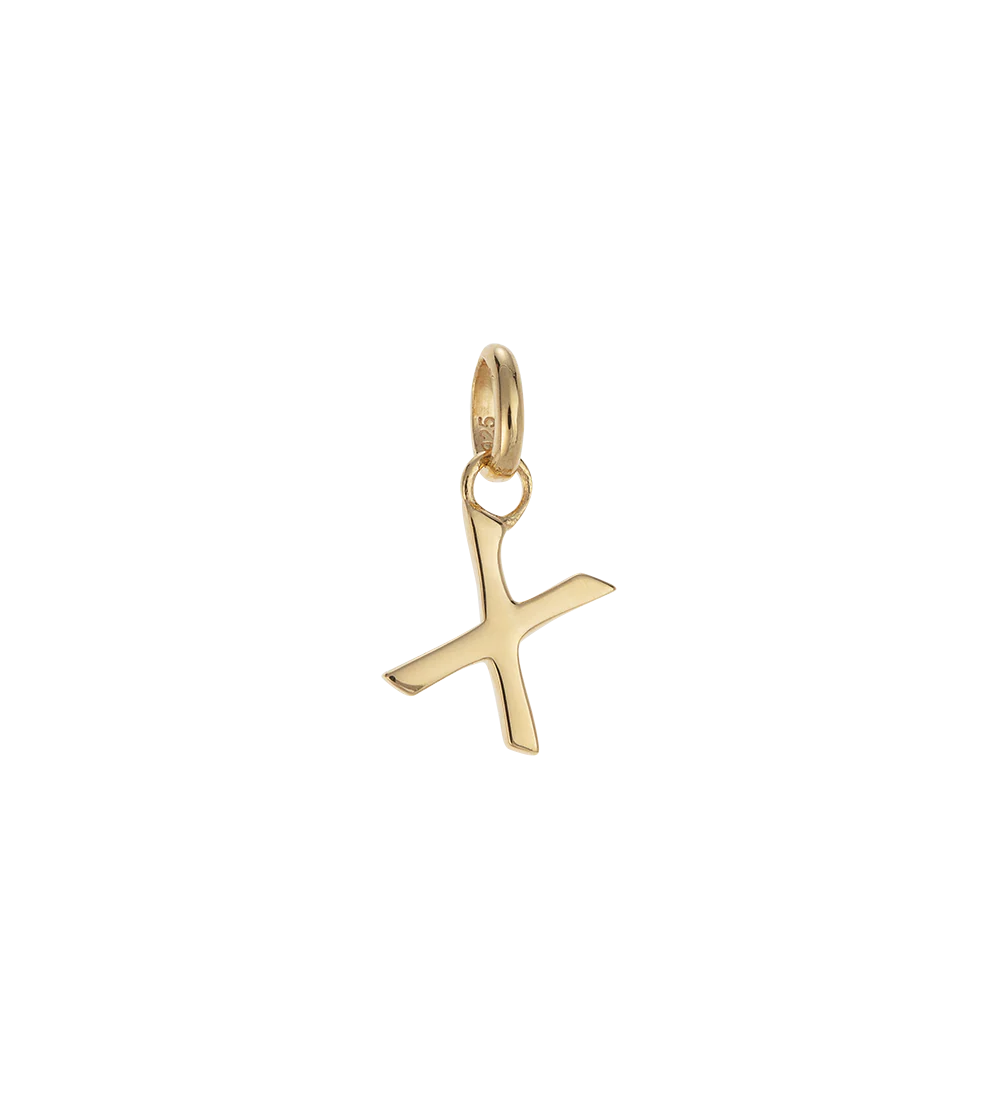 OUTLINE INITIAL A-Z (18K GOLD VERMEIL) - Image 31