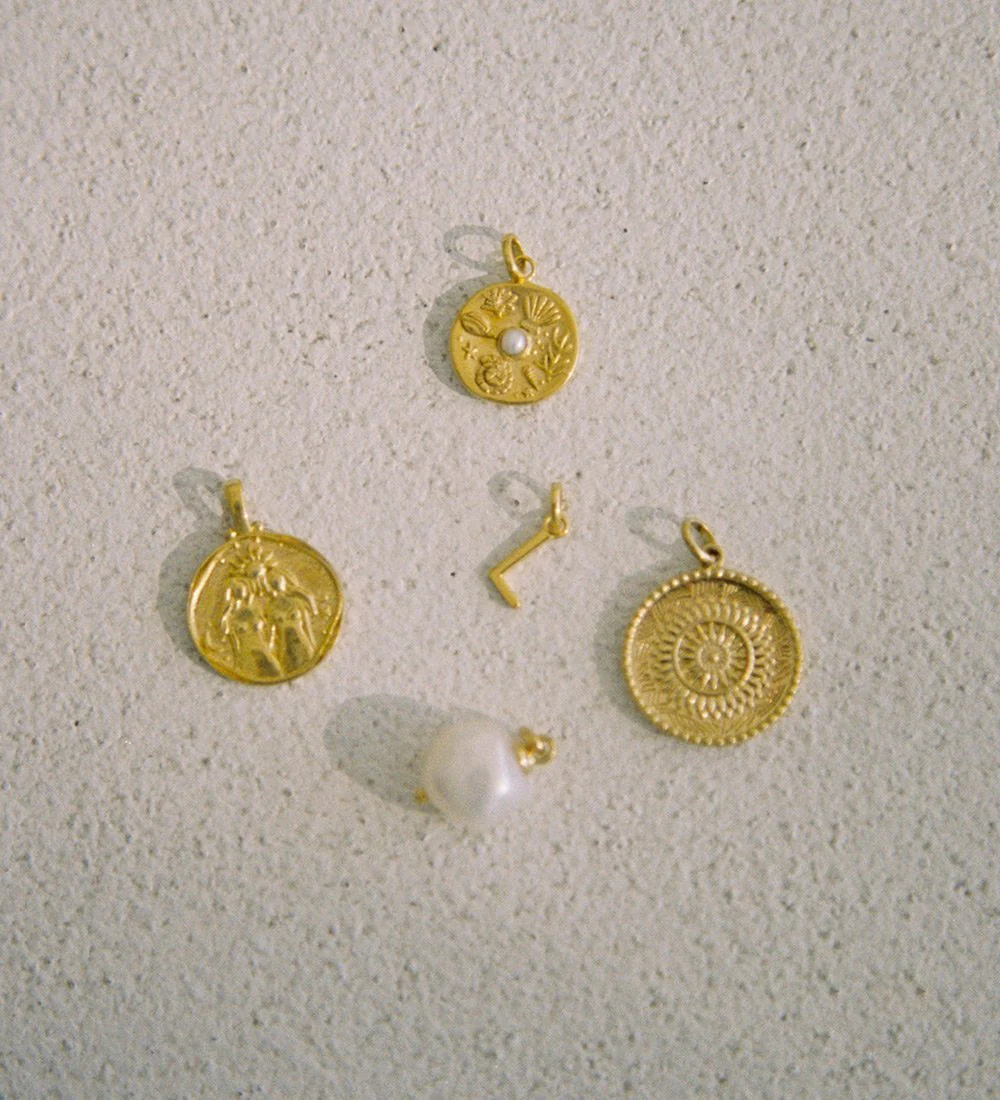 OUTLINE INITIAL A-Z (18K GOLD VERMEIL) - Image 6