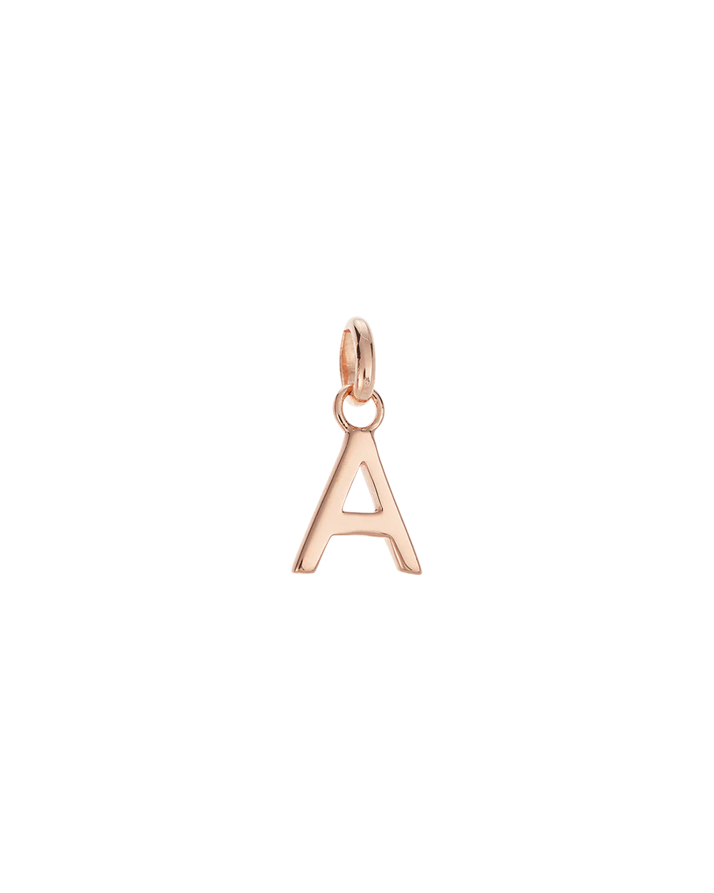 OUTLINE INITIAL A-Z (18K ROSE GOLD VERMEIL)