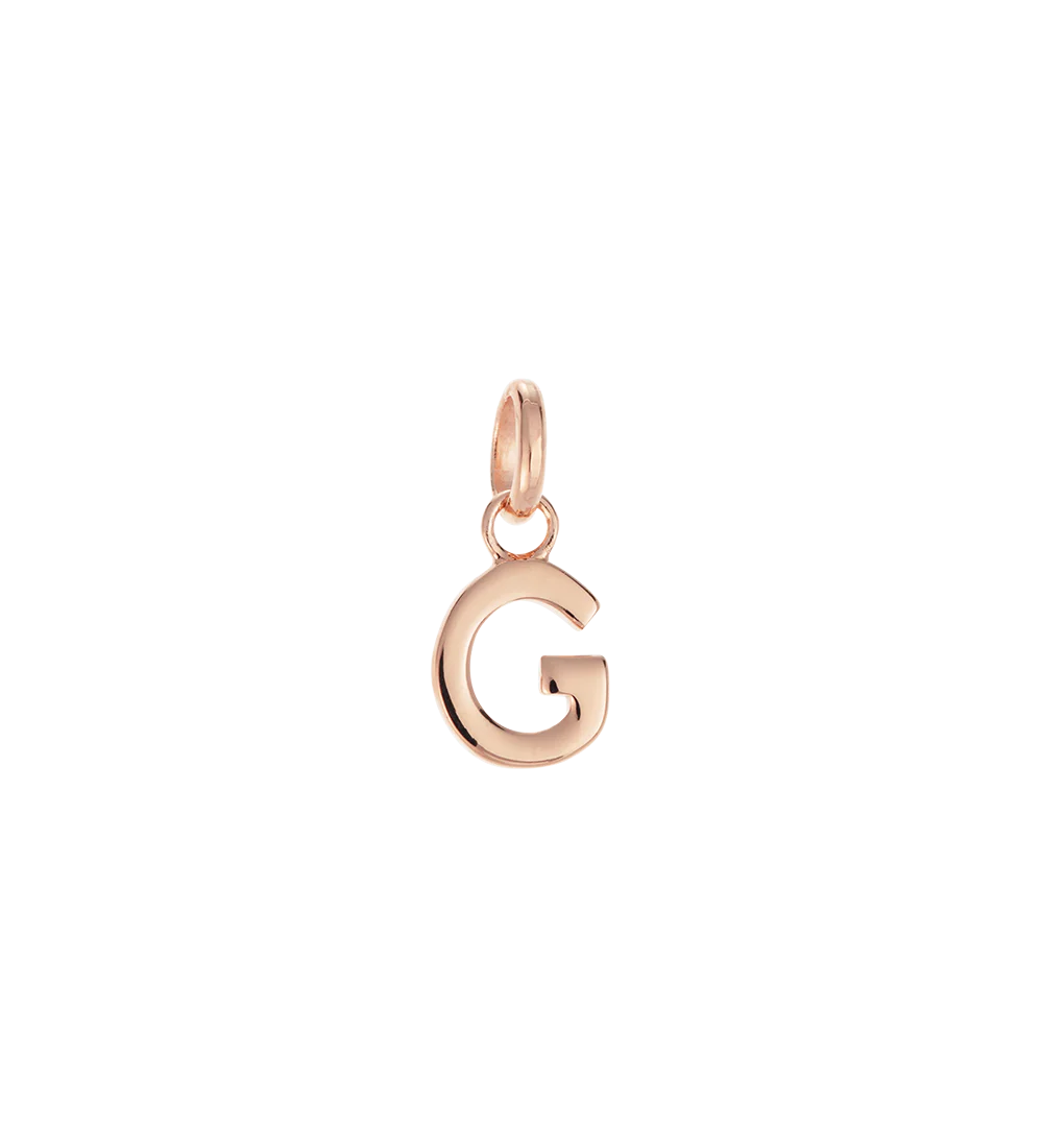 OUTLINE INITIAL A-Z (18K ROSE GOLD VERMEIL) - Image 10