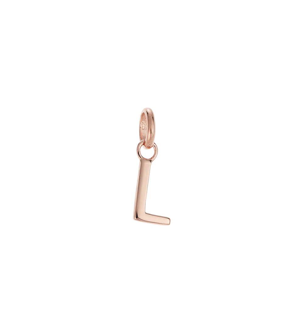 OUTLINE INITIAL A-Z (18K ROSE GOLD VERMEIL) - Image 14