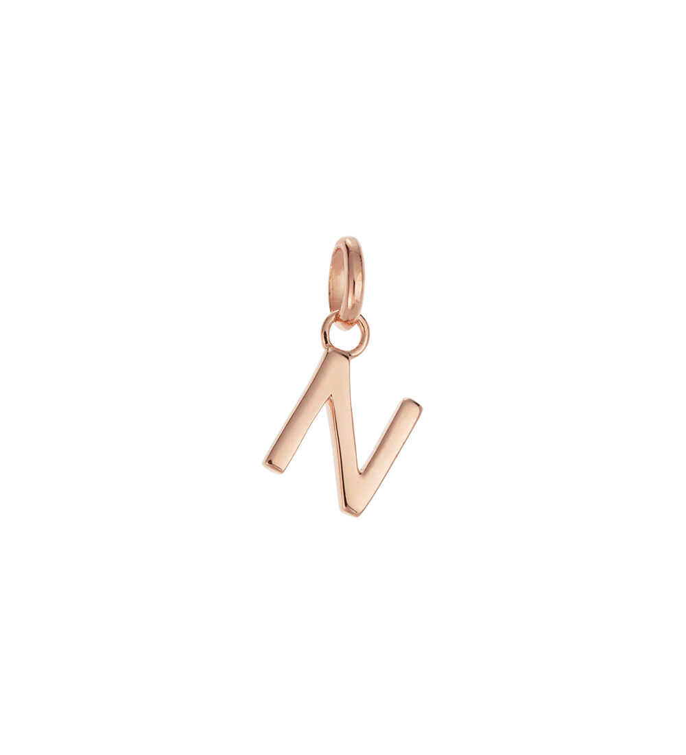OUTLINE INITIAL A-Z (18K ROSE GOLD VERMEIL) - Image 16