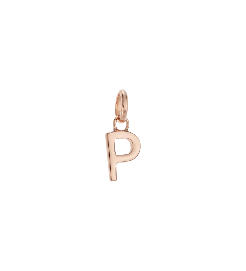 OUTLINE INITIAL A-Z (18K ROSE GOLD VERMEIL) - Image 18