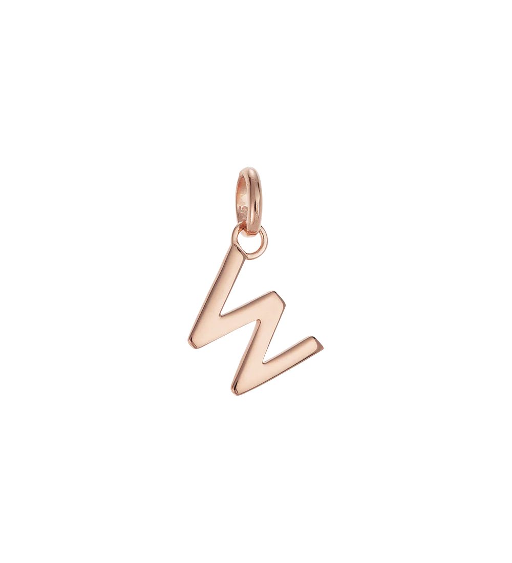 OUTLINE INITIAL A-Z (18K ROSE GOLD VERMEIL) - Image 25