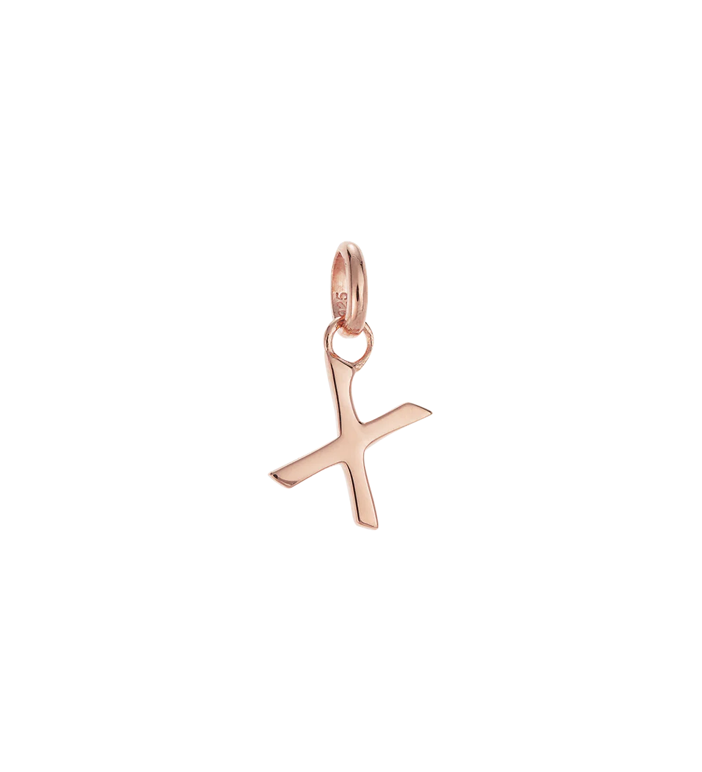 OUTLINE INITIAL A-Z (18K ROSE GOLD VERMEIL) - Image 26