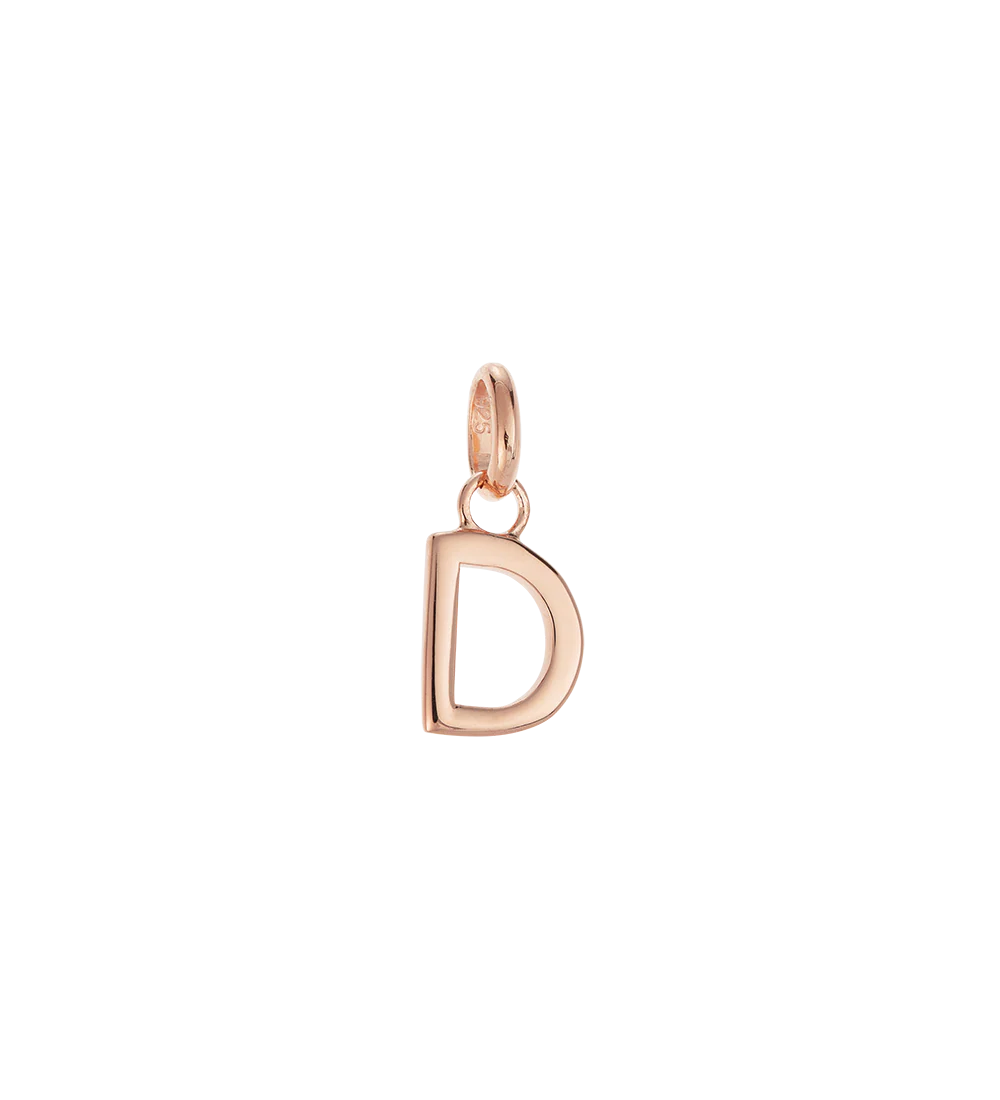 OUTLINE INITIAL A-Z (18K ROSE GOLD VERMEIL) - Image 7