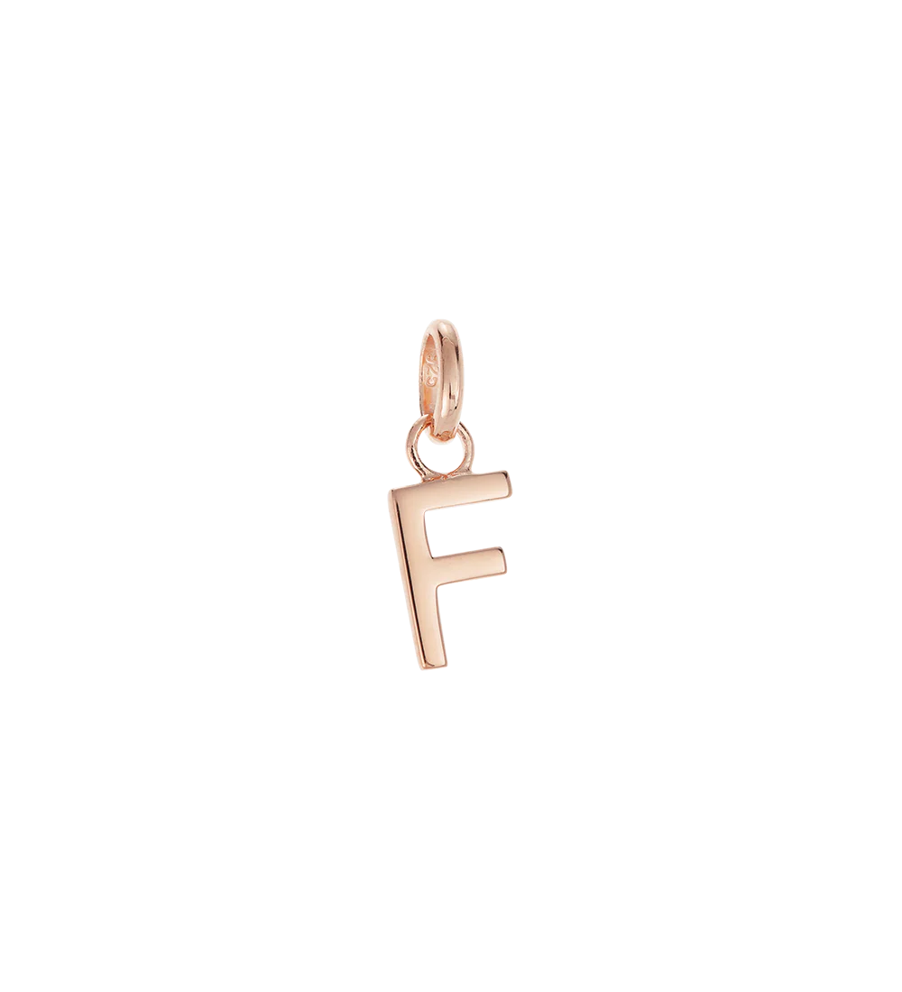 OUTLINE INITIAL A-Z (18K ROSE GOLD VERMEIL) - Image 9