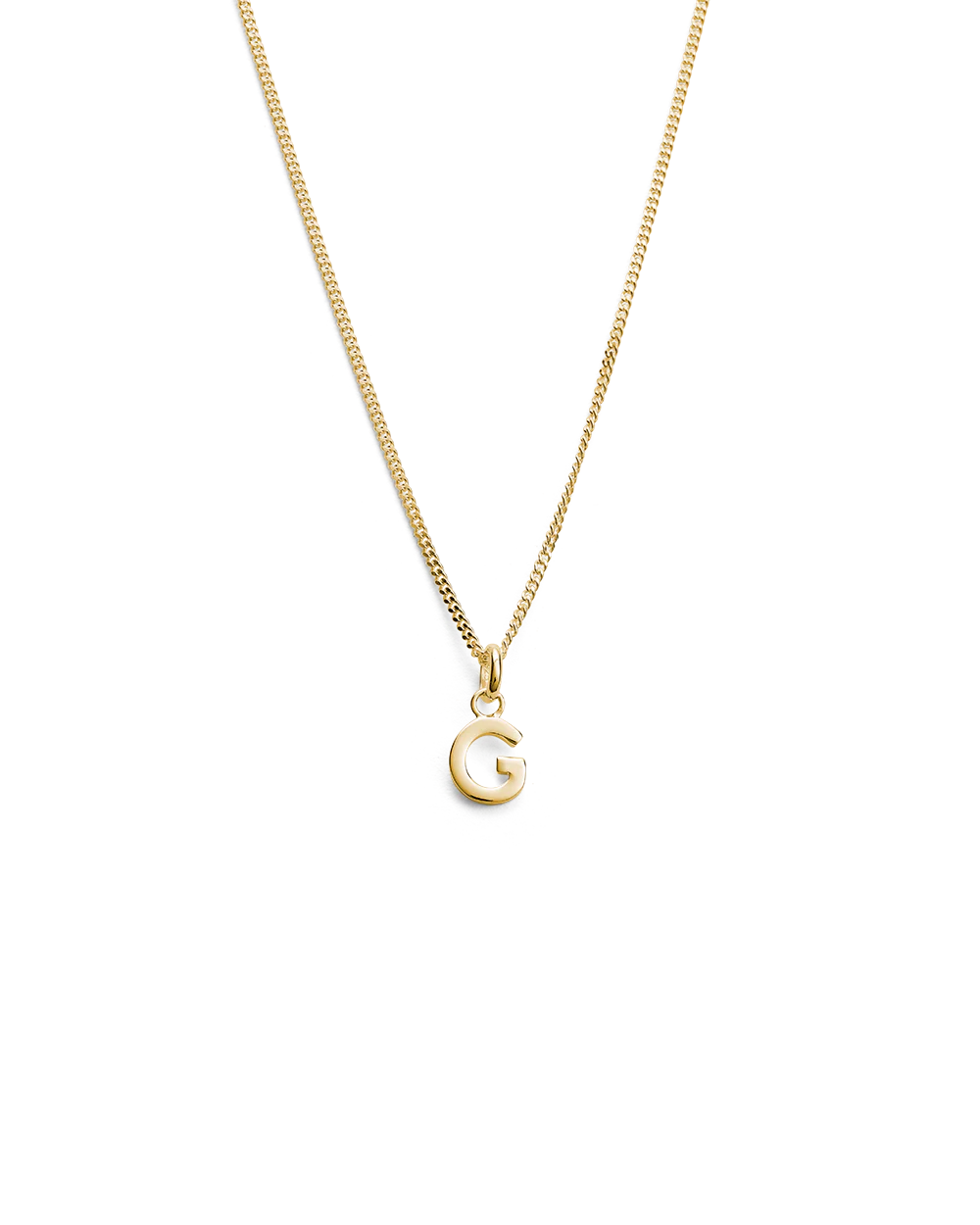 OUTLINE INITIAL NECKLACE A-Z (18K GOLD VERMEIL) - Image 12