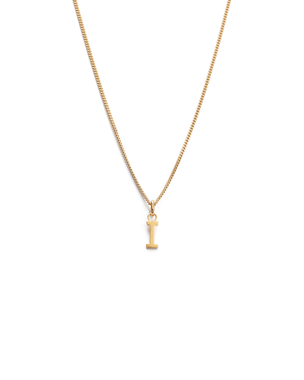 OUTLINE INITIAL NECKLACE A-Z (18K GOLD VERMEIL) - Image 14